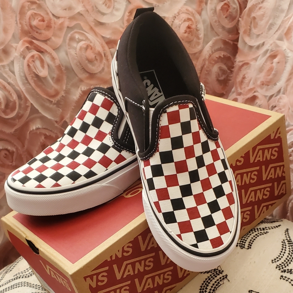 Vans Checkerboard slide on